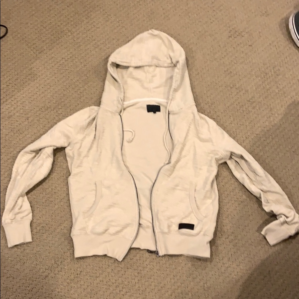 Manmade Zip Up Hoodie